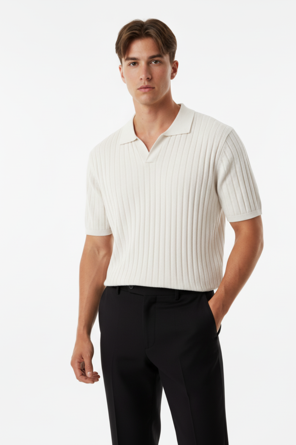 Urban Luxe Rib Polo by Zaizy
